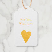 chique hart cadeaulabels (Voorkant)