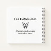 Chique Herfst Dag Mode Illustratie Notitieboek (Achterkant)