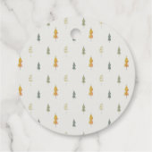 Chique Herfst Pompoen Scarecrow Oogst Kinderen Ver Bedankjes Labels (Achterkant)