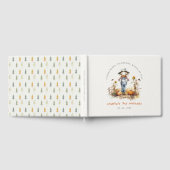 Chique Herfst Pompoen Scarecrow Oogst Kinderen Ver Gastenboek (Volledig)