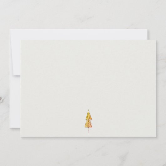 Chique Herfst Pompoen Scarecrow Oogst Kinderen Ver Notitiekaartje (Achterkant)