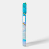 Chique holografisch meisjesachtig stijlvol blauw Case-Mate iPhone case (Achterkant / Rechts)