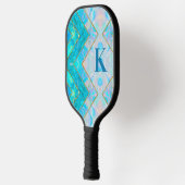 Chique holografisch meisjesachtig stijlvol blauw s pickleball paddle (Links)