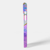 Chique holografisch meisjesachtig stijlvol roze Case-Mate iPhone case (Achterkant / Links)