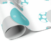 Chique Hout Blauwgroen Olifant Geslacht Neutraal b Cadeaupapier (Rol Hoek)