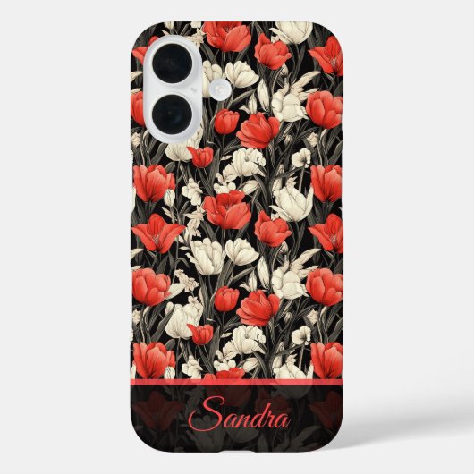 Chique Huwelijkscadeau Tulp Maatwerk Case-Mate iPhone Case (Achterkant)