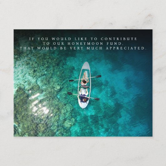 Chique huwelijksreis fonds donatie bijdrage QR-cod Informatiekaartje (Voorkant)