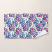 Chique Hydrangea- en Diamanten Handdoeken Set (Handdoek)