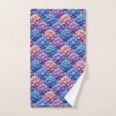 Chique Hydrangea- en Diamanten Handdoeken Set (Handdoek)