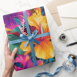 Chique initiële feestelijke luxe verjaardag cadeaupapier