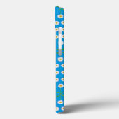 Chique iPad Case-Mate Hoesje: Witte Daisies op Bla iPhone Case (Achterkant / Links)