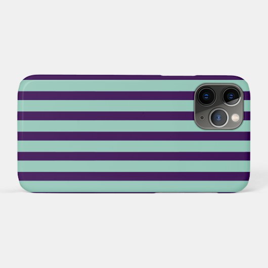 Chique iPhone 11 Pro hoezen met strak streepdesign (Achterkant (horizontaal))