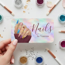Chique Iridiserende Opal Nagelstylist Kunstenaar N