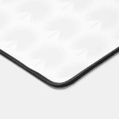 Chique Ivoor Wit Goud Anahaw Blad Script Monogram Bureaumat (Hoek)