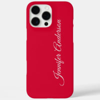 Chique kalligrafie Elegant Cherry Red gepersonalis