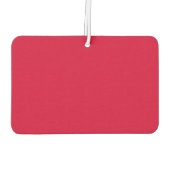 Chique kalligrafie Elegant Cherry Red gepersonalis Luchtverfrisser (Achterkant)