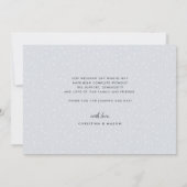 chique kalligrafie | Fotocollage bruiloft Dank u Bedankkaart (Achterkant)