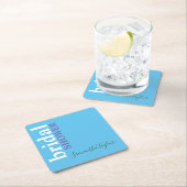 Chique kalligrafie minimalistisch Vrijgezellenfees Kartonnen Onderzetters (Insitu)