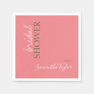 Chique kalligrafie minimalistisch Vrijgezellenfees Servet