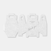 Chique kalligrafie script dank u bedankdoosjes (Uitgevouwen)