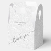 Chique kalligrafie script dank u bedankdoosjes (Geopend)