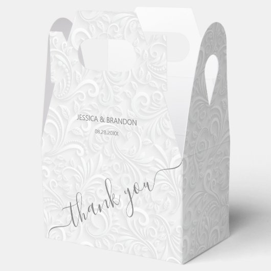 Chique kalligrafie script dank u bedankdoosjes (Geopend)