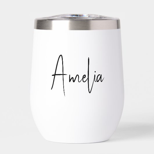 Chique kalligrafie script monogram (Voorkant)