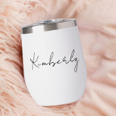 Chique kalligrafie script monogram