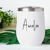 Chique kalligrafie script monogram