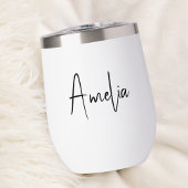 Chique kalligrafie script monogram