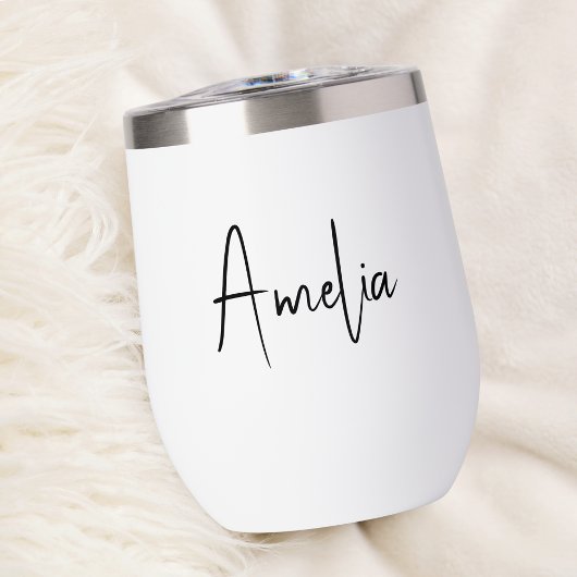 Chique kalligrafie script monogram