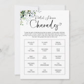 Chique kalligrafie Vrijgezellenfeest Charades spel Kaart (Voorkant)