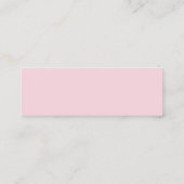 Chique kat groomer sitter roze glitter druppelen mini visitekaartje (Achterkant)