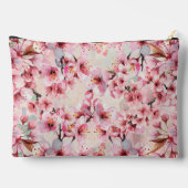 Chique kersenbloesems make-up tas (Achterkant)