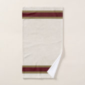  chique kerst Antiek wit & maroon Bad Handdoek (Handdoek)