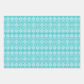 Chique kerst trui Fair Isle patroon Inpakpapier Vel (Voorkant 2)