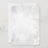 Chique Kerstballen, Poinsettia Kerstfeest Kaart (Achterkant)