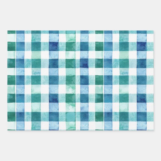 Chique kerstbomen Plaid Roze Bloemen Inpakpapier Vel (Voorkant 2)