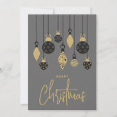 Chique kerstboom Ornamenten Feestdagenkaart (Voorkant)