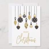 Chique kerstboom Ornamenten Feestdagenkaart (Voorkant)