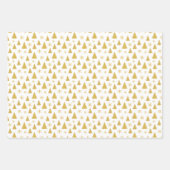 Chique Kerstboom Patroon Inpakpapier Vel (Voorkant 3)