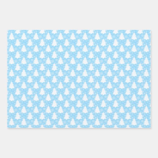 Chique Kerstboom Patroon Inpakpapier Vel (Voorkant 2)