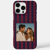 Chique kerstcadeau-ideeën Herringbone Case-Mate iPhone Case (Achterkant)