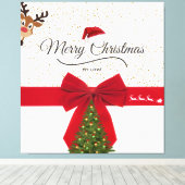 Chique Kerstmis Canvas Afdruk (Insitu (Houten vloer))