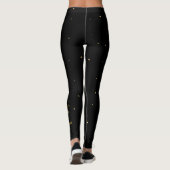 Chique Kerstmis Luipaard Boom Leggings (Achterkant)