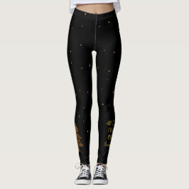 Chique Kerstmis Luipaard Boom Leggings