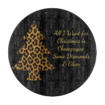 Chique Kerstmis Luipaard Boom Ontwerp