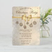 Chique Kerstversiering, Bedrijfsfeest Kaart (Staand voorkant)