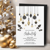 Chique kerstversiering kaart