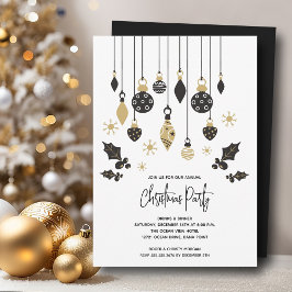 Chique kerstversiering kaart